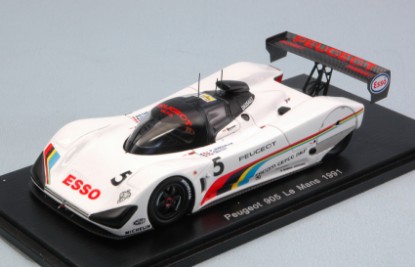 Immagine di PEUGEOT 905 N.5 DNF LM 1991 M.BALDI-P.ALLIOT-J.P.JABOUILLE 1:43