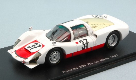 Immagine di PORSCHE 906 N.37 7th LM 1967 VIC ELFORD-BEN PON 1:43