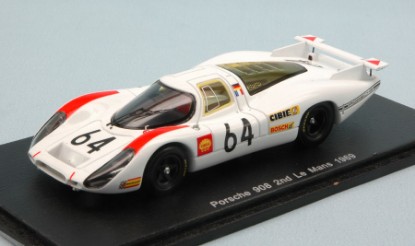 Immagine di PORSCHE 908 N.64 2nd LM 1969 H.HERRMANN-G.LARROUSSE 1:43