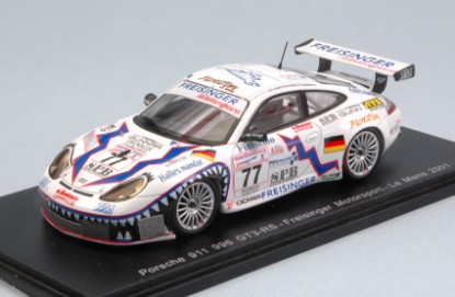 Immagine di PORSCHE 911 GT3 RS N.77 7th LM 2001 DUMAS-JEANNETTE-HAEZEBROUCK 1:43