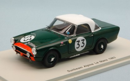 Immagine di SUNBEAM ALPINE N.33 DNF LM 1963 P.HARPER-P.PROCTER 1:43