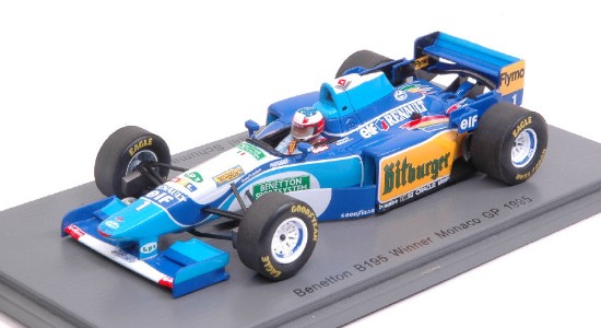 Immagine di BENETTON B195 M.SCHUMACHER 1995 N.1 WINNER MONACO GP 1:43