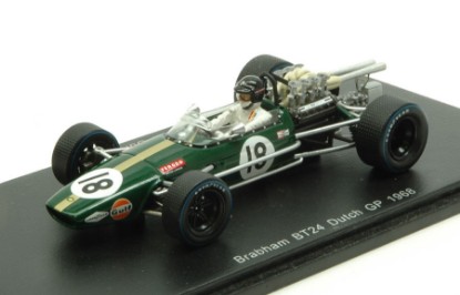 Immagine di BRABHAM BT24 D.GURNEY 1968 N.18 RETIRED DUTCH GP 1:43