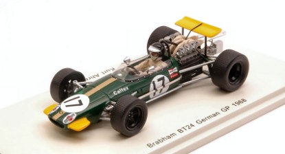 Immagine di BRABHAM BT24 KURT AHRENS 1968 N.17 12th GERMAN GP 1:43