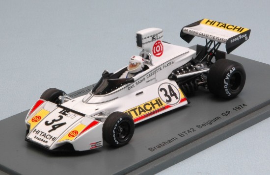 Immagine di BRABHAM BT42 TEDDY PILETTE 1974 N.34 17th BELGIAN GP 1:43