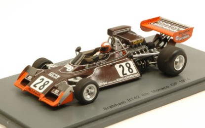 Immagine di BRABHAM BT42 J.WATSON 1974 N.28 6th MONACO GP 1:43