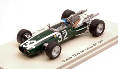 Immagine di COOPER T81B JACKY ICKX 1967 N.32 6th ITALIAN GP 1:43