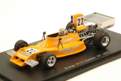 Immagine di ENSIGN N174 V.SCHUPPAN 1974 N.22 DISQUALIFIED SWEDISH GP 1:43