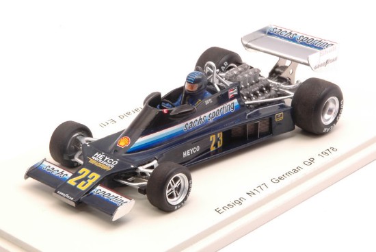 Immagine di ENSIGN N177 H.ERTL 1978 N.23 11th GERMAN GP 1:43