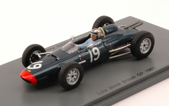 Immagine di LOLA MK4A CHRIS AMON 1963 N.19 7th British GP 1:43
