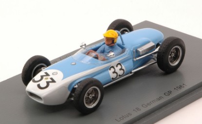 Immagine di LOTUS 18 TONY MAGGS 1961 N.33 11th GERMAN GP 1:43
