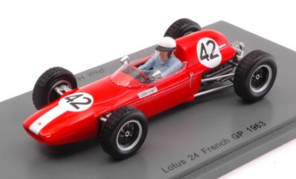 Immagine di LOTUS 24 P.HILL 1963 N.42 NC FRENCH GP 1:43