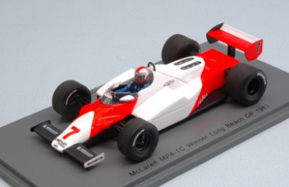 Immagine di MC LAREN MP4-1C JOHN WATSON 1983 N.7 WINNER LONG BEACH GP 1:43
