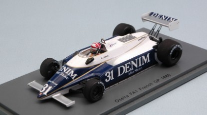 Immagine di OSELLA FA1 EDDIE CHEEVER 1980 N.31 RETIRED FRENCH GP 1:43