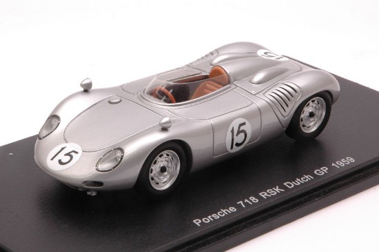 Immagine di PORSCHE 718 RSK C.GAUDIN DE BEAUFORT 1959 N.15 10th DUTCH GP 1:43