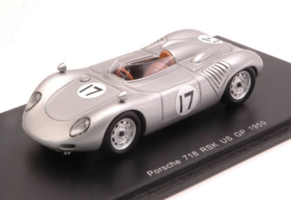 Immagine di PORSCHE 718 RSK HARRY BLANCHARD 1959 N.17 7th US GP 1:43