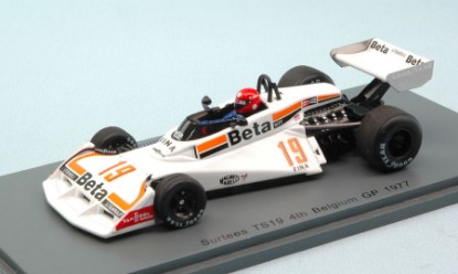 Immagine di SURTEES TS19 V.BRAMBILLA 1977 N.19 4th BELGIUM GP 1:43