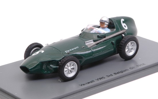 Immagine di VANWALL VW57 STUART LEWIS-EVANS 1958 N.6 3rd BELGIAN GP 1:43