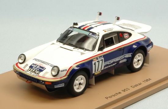 Immagine di PORSCHE 953 N.177 26th DAKAR 1984 KUSSMAUL-LERNER 1:43






