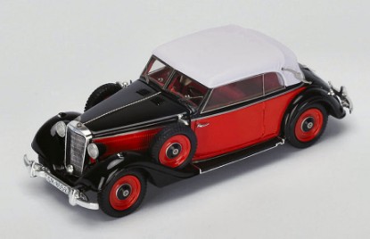 Immagine di MERCEDES 320 A CONVERTIBLE OPEN 1937 RED/BLACK 1:43