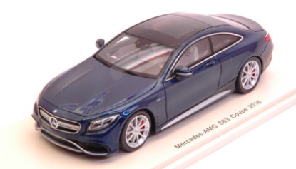 Immagine di MERCEDES AMG S 63 COUPE  2016 BLUE 1:43