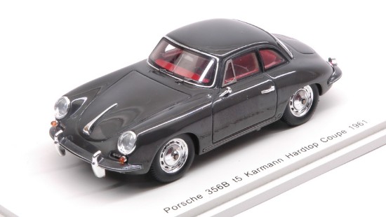 Immagine di PORSCHE 356 B SUPER HARDTOP COUPE  1961 BLACK 1:43