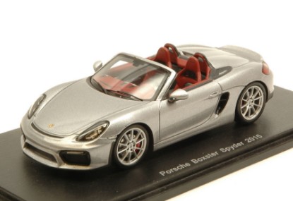 Immagine di PORSCHE BOXSTER SPYDER 2015 SILVER 1:43