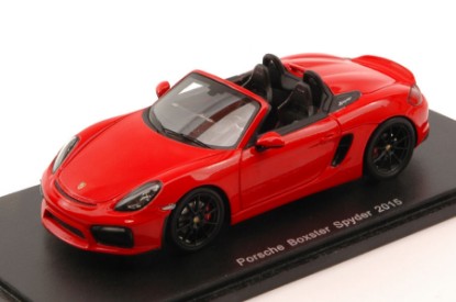 Immagine di PORSCHE BOXSTER SPYDER 2015 RED 1:43


