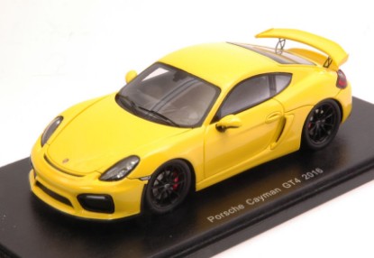 Immagine di PORSCHE CAYMAN GT4 2016 YELLOW 1:43