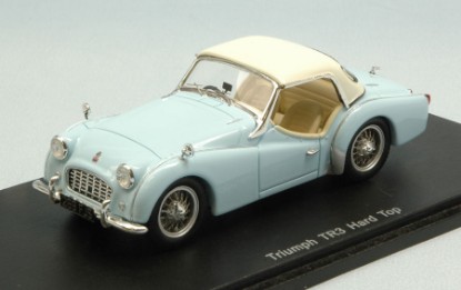 Immagine di TRIUMPH TR3 HARD TOP 1956 LIGHT BLUE 1:43





