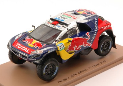 Immagine di PEUGEOT 2008 DKR16 N.321 7th DAKAR 2016 C.DESPRES-D.CASTERA 1:43
