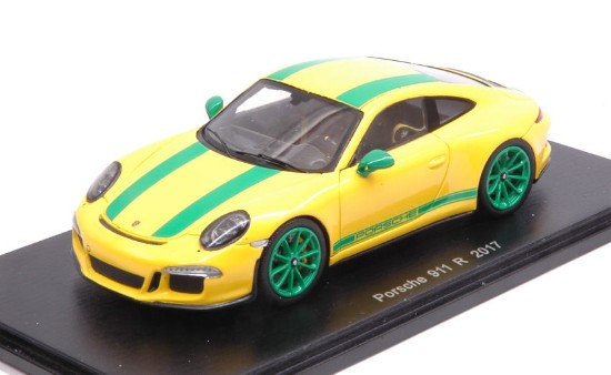 Immagine di PORSCHE 911 R 2017 YELLOW/GREEN 1:43