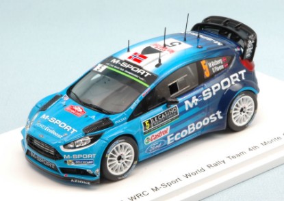 Immagine di FORD FIESTA N.5 4th MONTE CARLO 2016 M.OSTBERG-O.FLOENE 1:43