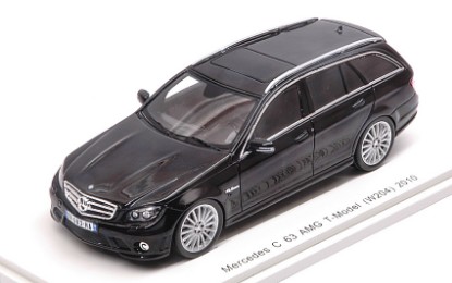 Immagine di MERCEDES C63 AMG T-MODEL (W204) 2008 BLACK 1:43