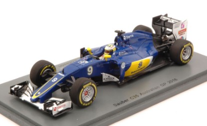 Immagine di SAUBER C35 M.ERICSSON 2016 N.9 DNF AUSTRALIAN GP
1:43 
