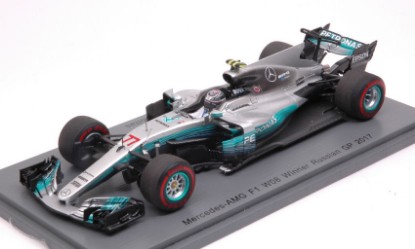 Immagine di MERCEDES F1 W08 V.BOTTAS 2017 N.77 WINNER RUSSIAN GP 1:43
