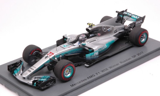 Immagine di MERCEDES F1 W08 V.BOTTAS 2017 N.77 WINNER RUSSIAN GP 1:43