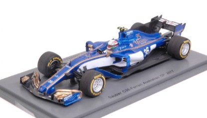 Immagine di SAUBER F1 C36 A.GIOVINAZZI 2017 N.36 16th AUSTRALIAN GP 1:43