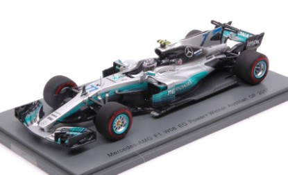 Immagine di MERCEDES F1 W08 V.BOTTAS 2017 N.77 WINNER AUSTRIAN GP 1:43