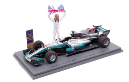 Immagine di MERCEDES F1 W08 L.HAMILTON 2017 N.44 WORLD CHAMPION MEXICAN GP 1:43