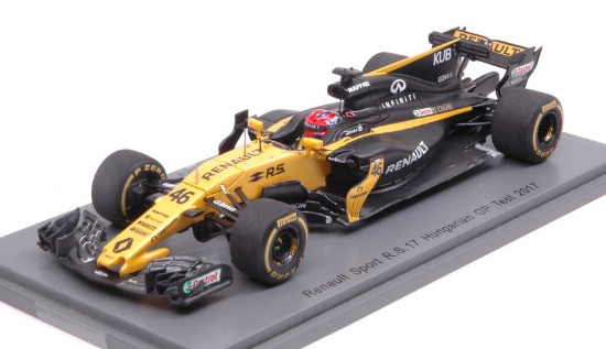 Immagine di RENAULT F1 R.KUBICA 2017 N.46 TEST HUNGARIAN GP 1:43