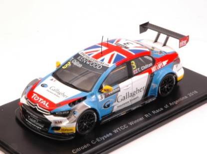 Immagine di CITROEN C-ELISEE N.3 WINNER RACE ARGENTINA 2016 TOM CHILTON 1:43