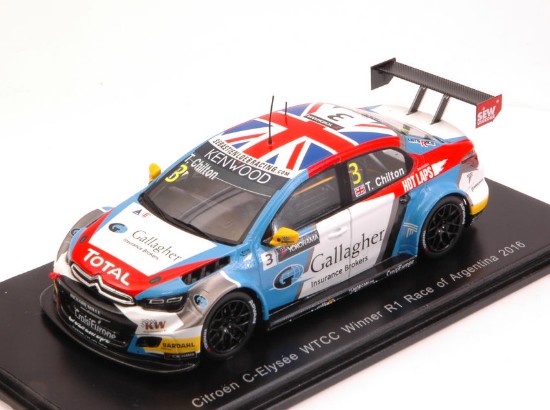 Immagine di CITROEN C-ELISEE N.3 WINNER RACE ARGENTINA 2016 TOM CHILTON 1:43