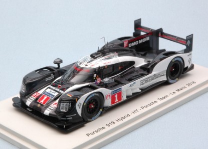Immagine di PORSCHE 919 HYBRID N.1 13th LM 2016 T.BERNHARD-M.WEBBER-B.HARTLEY 1:43