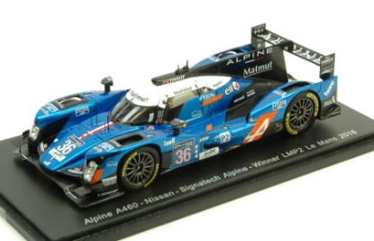 Immagine di ALPINE A460 N.36 5th (1^LMP2) LM 2016 MENEZES-N.LAPIERRE-S.RICHELMI 1:43