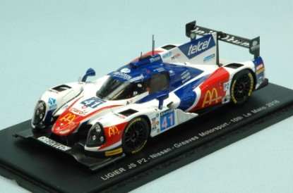Immagine di LIGIER JS P2 N.41 10th LM 2016 M.ROJAS-J.CANAL-N.BERTHON 1:43