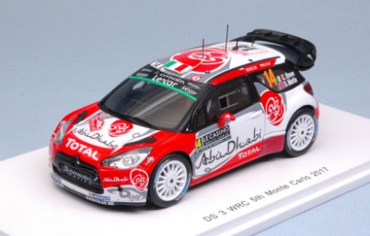 Immagine di CITROEN DS3 WRC N.14 15th MONTE CARLO 2017 C.BREEN-S.MARTIN 1:43