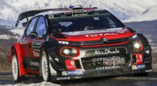 Immagine di CITROEN C3 WRC N.8 9th MONTE CARLO 2017 S.LEFEBVRE-G.MOREAU 1:43