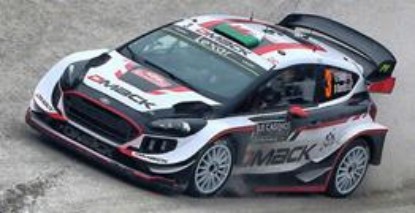 Immagine di FORD FIESTA WRC N.3 6th MONTE CARLO 2017 E.EVANS-D.BARRITT 1:43