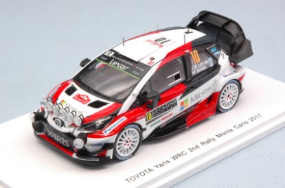 Immagine di TOYOTA YARIS WRC N.10 2nd MONTE CARLO 2017 J.M.LATVALA-M.ANTTILA 1:43